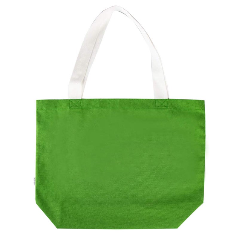 Augbunny Durable 100% Cotton 12oz Canvas Heavy Duty Extra Large Grocery Bag Beach Tote Shopping Bag Multi Purpose Tote. - Image 3